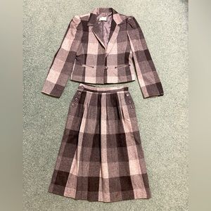 Jacket and skirt coat dress.